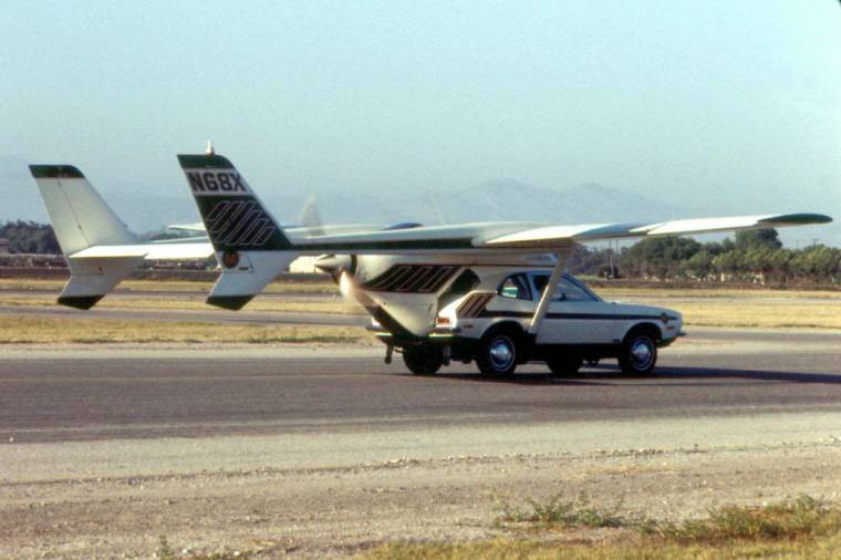 Az AVE Mizar 1971-1973 között próbálkozott a repülő autó gyártásával, 2 darab készült belőle (Fotó: Wikipedia)