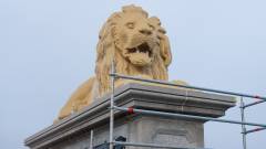 LEGO-ból épült meg a Lánchíd oroszlánja kép