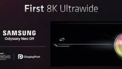 Ultraszéles 8K monitort mutatott be a Samsung, elképesztően drága lesz kép