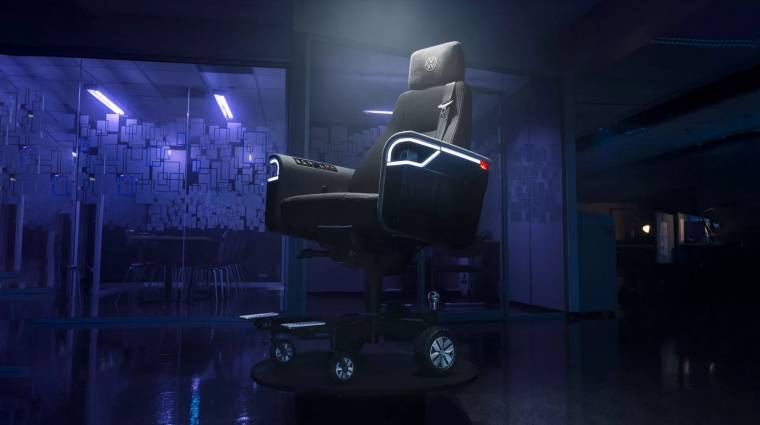 20 km/h-s sebességgel hasíthatsz a Volkswagen LED-fényszórós irodai székével kép