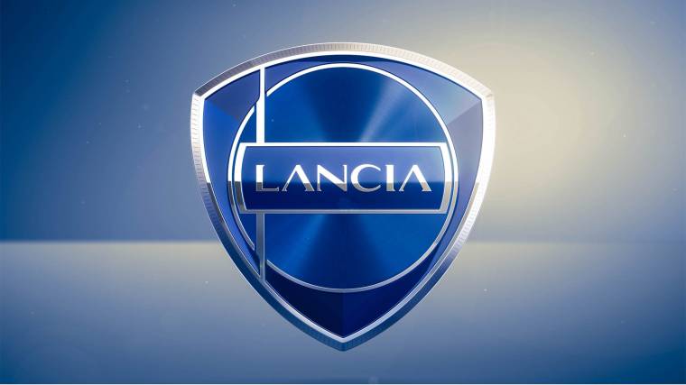 A Lancia megújult logója a 2024-ben érkező első elektromos modellen debütál (Fotó: Stellantis)