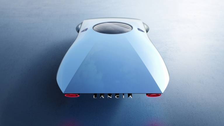 A Lancia bemutatta az autói jövőjét - egy szobrot fókuszban