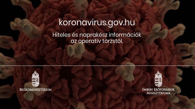 Napokon belül megszűnik a koronavirus.gov.hu kép