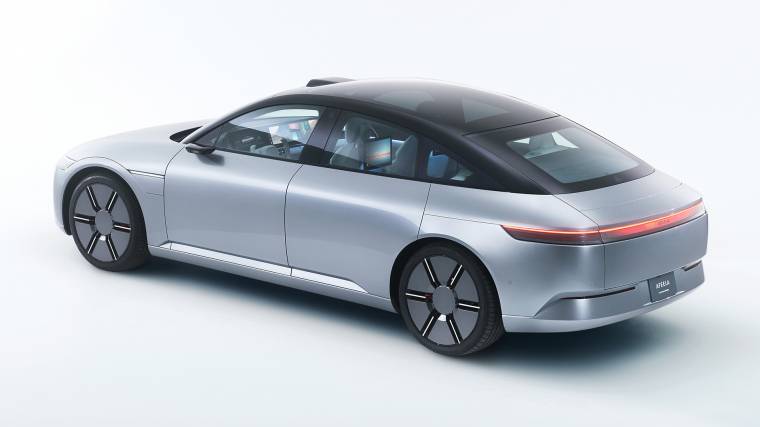 Az Afeela nevű elektromos autó a Lucid Air és egy Porsche 911 szerelmgyereke is lehetne (Fotó: shm-afeela.com)