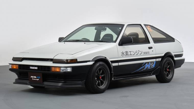 And this is the AE86 equipped with a hydrogen internal combustion engine (Photo: Toyota)