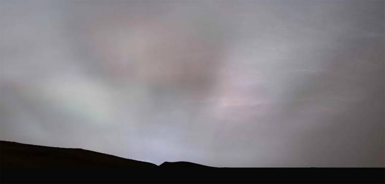 A Nap sugarai a Mars égboltján (Fotó: NASA)