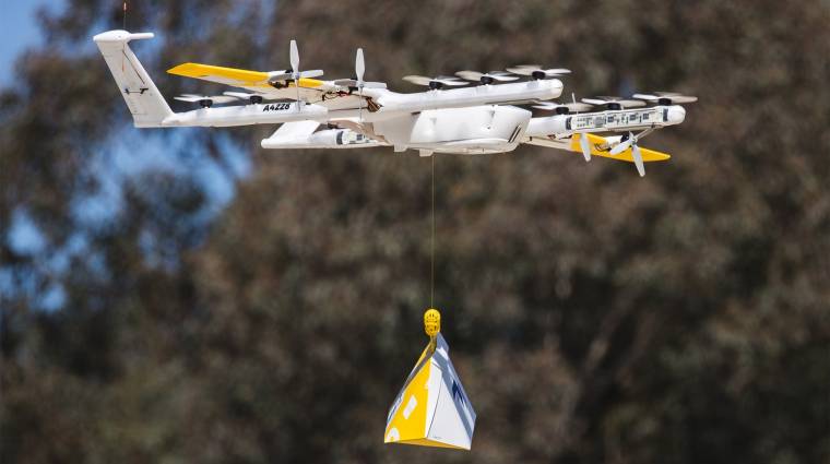 Drónos futárszolgálatot indított a Google anyacége kép