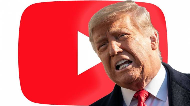 A YouTube is feloldotta Donald Trump tiltását kép