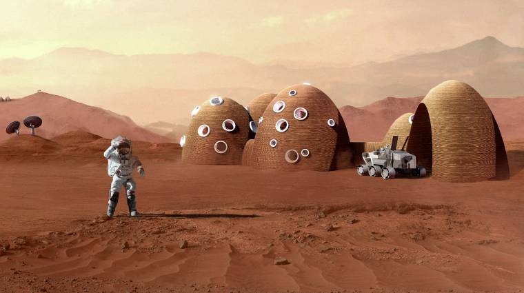Fura alapanyagból épülhetnek házak a Marson kép