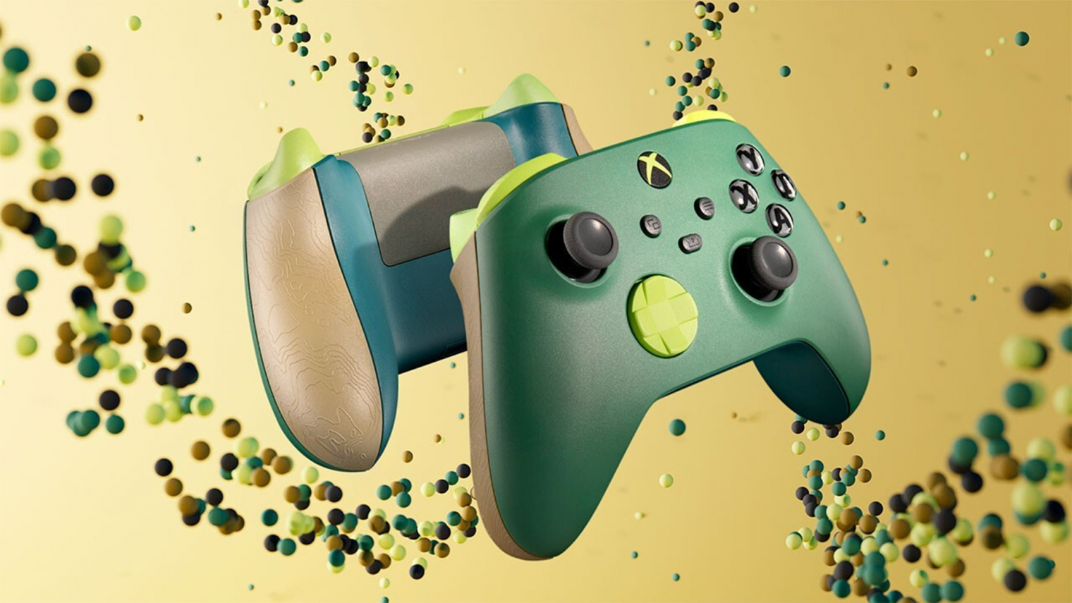Az Xbox Remix Special Edition kontrollerek a Föld sokszínűsége előtt tisztelegnek (Fotó: Microsoft)