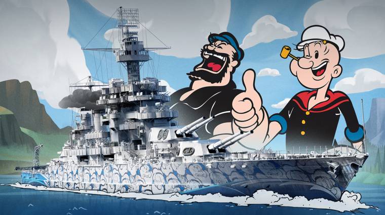 Popeye hadihajóra pattan, hogy megvédje az óceánokat bevezetőkép
