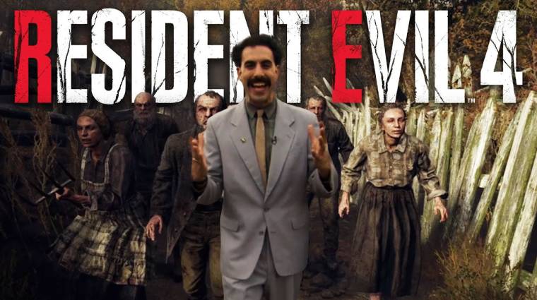 Napi büntetés: nem gondolnád, mennyire tökéletesen illik Borat a Resident Evil 4 világába bevezetőkép