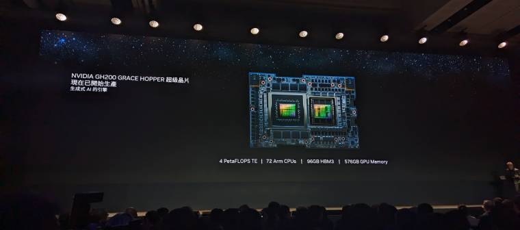 Nvidia GH200 Grace Hopper: ARMv9-alapú CPU + Hopper-architektúrára épülő, HBM-memóriával megtámogatott GPU
