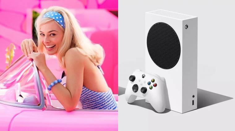 A Microsoft rózsaszín Xbox konzollal és kontrollerrel várja a Barbie filmet bevezetőkép