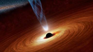 A NASA lemodellezte, milyen lehet fekete lyukba pottyanni kép