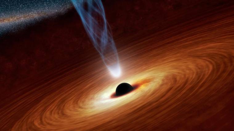 A NASA lemodellezte, milyen lehet fekete lyukba pottyanni kép