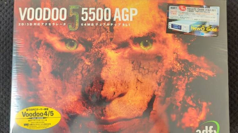 Aligha látsz ma kívánatosabb videokártyát, mint ez a bontatlan Voodoo 5500 AGP kép