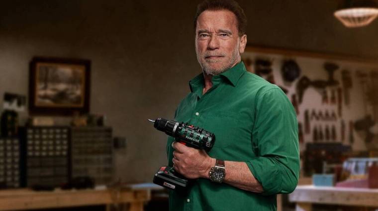 Arnold Schwarzenegger is currently promoting Lidl DIY products