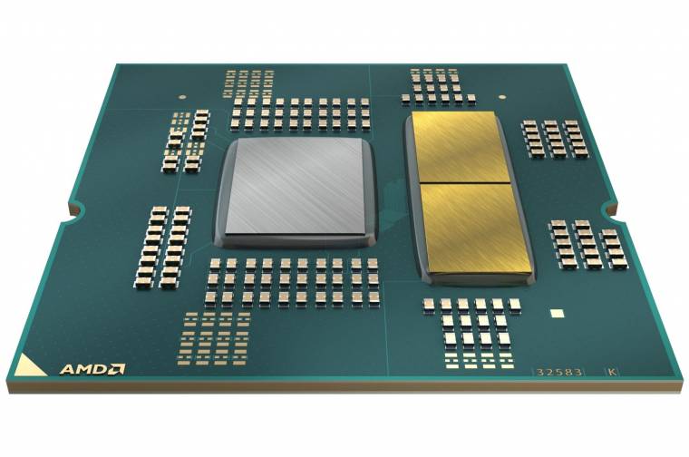 Két CPU chiplet 5 nm-en + egy I/O lapka memóriavezérlővel és integrált grafikus maggal 6 nm-en a Ryzen 7000 asztali processzorokon