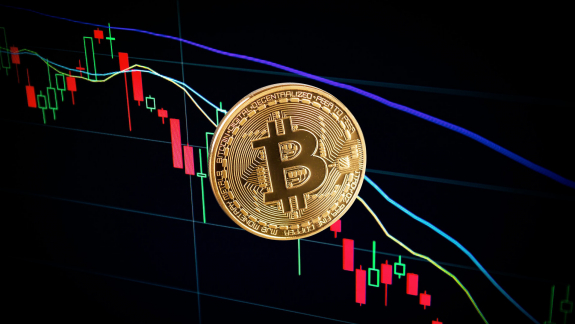 Egy év alatt közel felére esett a Bitcoin árfolyama kép