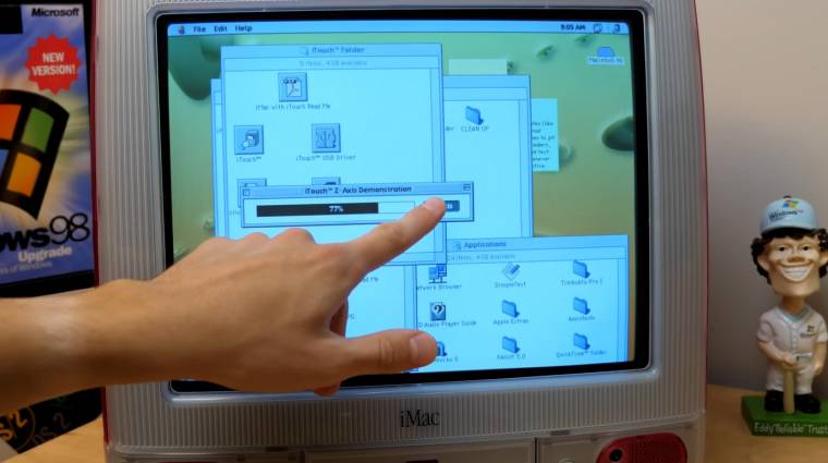 Évtizedekkel megelőzte a korát az iMac G3 elfeledett érintőképernyős változata kép