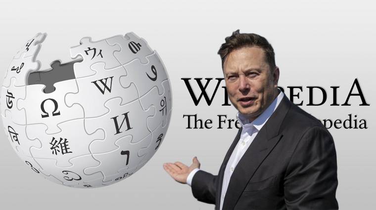 Ezúttal a Wikipediába szállt bele Elon Musk kép