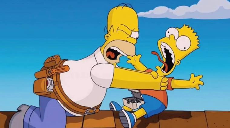 Felhagyott Bart fojtogatásával Homer a Simpson családban bevezetőkép