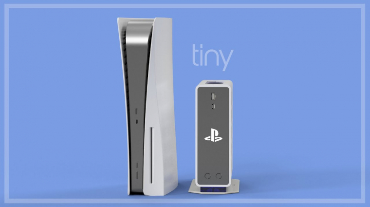 Ilyen kicsi PlayStation 5-öt még biztosan nem láttál kép