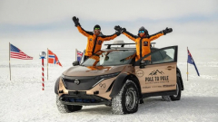 9 hónap alatt, 27 ezer kilométert megtéve jutott el az Északi-sarktól a Déli-sarkig egy elektromos autó kép