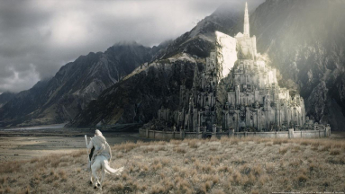 Ez A Gyűrűk Ura Minas Tirith LEGO építmény majd' 100 000 darabból áll és hónapokig készült kép