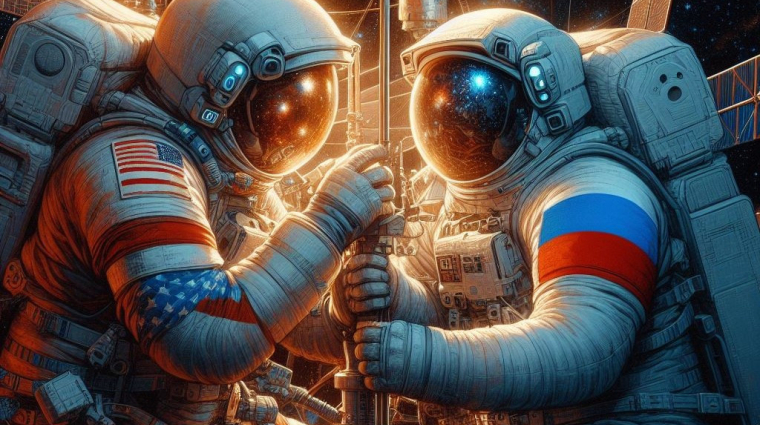 A világűrben továbbra is barátok lesznek az oroszok és az amerikaiak kép