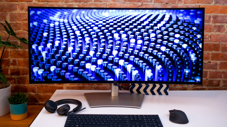 Egy 40 colos, 5K-s ívelt monitorral kényezteti a szemeidet a Dell kép