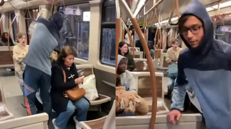Napi büntetés: egy youtubert letartóztattak, mert fekáliával borított le utasokat a metrón bevezetőkép