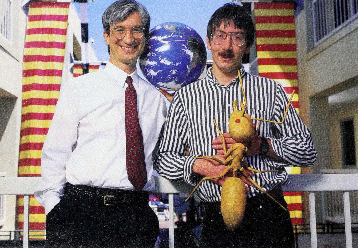 Jeff Braun és Will Wrifht 1987-ben, a Maxis alapításakor