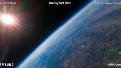 A sztratoszférából fotózott a Samsung Galaxy S24 Ultra kép