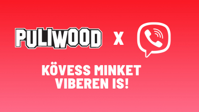 Kövess minket Viberen is, hogy ne maradj le a Puliwood legfontosabb tartalmairól!