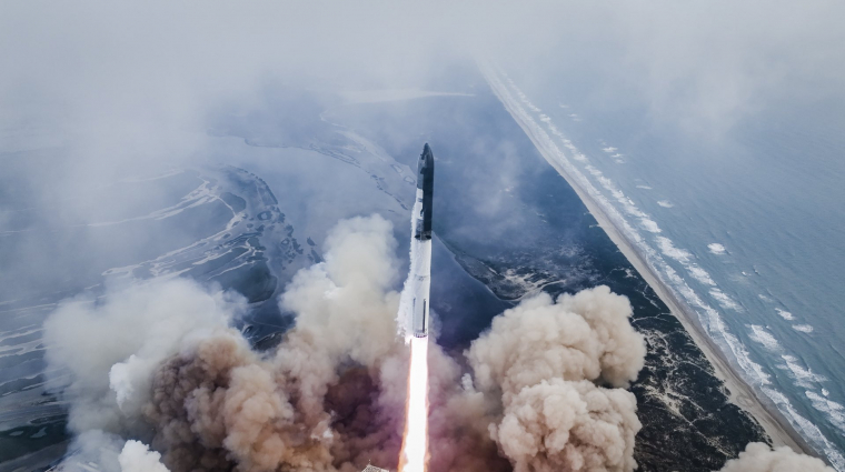 Siker a Starship harmadik útja, Elon Musk elégedett lehet a Mars-rakéta tesztjével kép