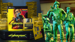 Cyberpunk 2077 több ezer floppyn, Arma játékkatonákkal – a legjobb gamer áprilisi tréfák kép