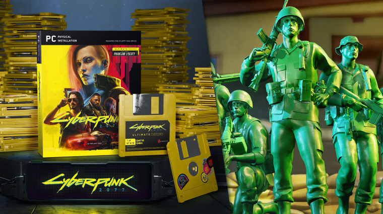 Cyberpunk 2077 több ezer floppyn, Arma játékkatonákkal – a legjobb gamer áprilisi tréfák bevezetőkép
