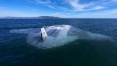 Óriásrájaként cirkál az amerikaiak vészjósló víz alatti drónja kép