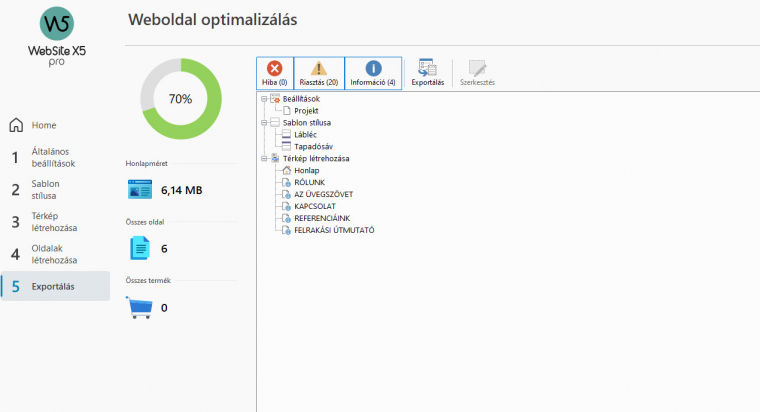 El software encuentra errores en el sitio web completo y lo mejora, pero también puede brindar más ayuda para corregir errores.