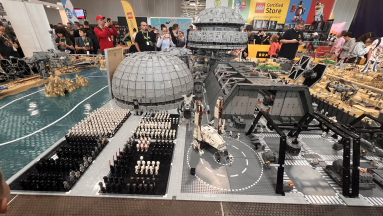 A világ legnagyobb LEGO diorámáját mutatták be Budapesten kép