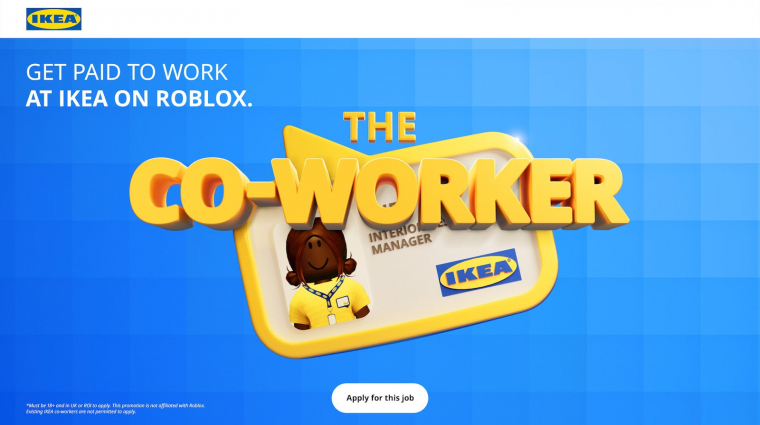 Szeretnél IKEA-ban dolgozni, de a Robloxban? Fizetés is jár érte! bevezetőkép