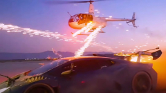 Nagy bajba került a youtuber, mert a videójában helikopterből lőttek tűzijátékot egy Lamborghinire kép