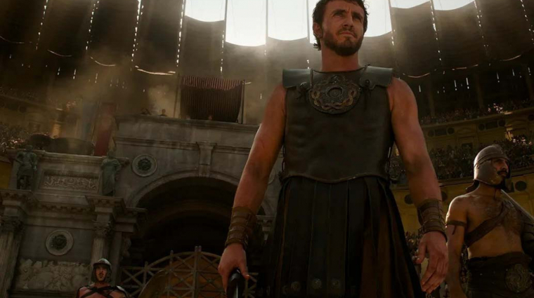 Itt az első Gladiátor 2 trailer - Ridley Scott tengeri csatát, cápákat és rinocéroszt is bevetett bevezetőkép