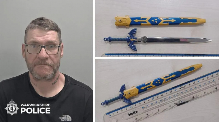 Egy játékbeli kard mása miatt tartóztattak le egy férfit bevezetőkép