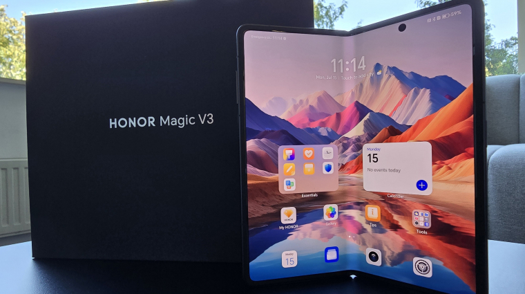 Kezünkben a Fold6-rivális Honor Magic V3, ami vékonyabb egy átlagos mobilnál kép
