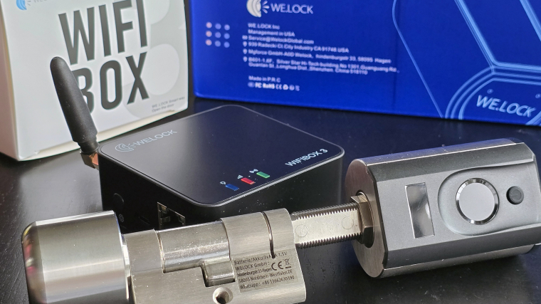 Komplett zárszerkezet és a távoli elérést biztosító Wifibox