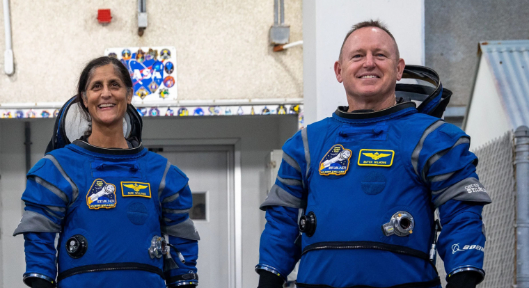 Sunita Williams és Barry E. Wilmore