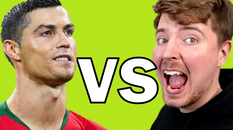Cristiano Ronaldo MrBeast koronájára pályázik bevezetőkép